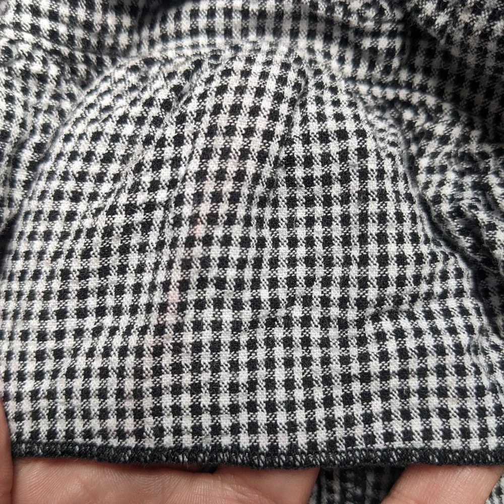 Hearts Desire Mary Grace Gingham Dress S Lagenlook Mori Kei Ruffle Pocket Tunic - Picture 15 of 16